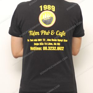 Mẫu đồng phục quán cafe/fastfood của Tiệm phở & Cafe 1989