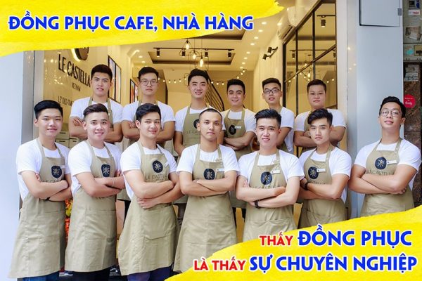 Đồng phục nhà hàng đẹp mang đến hình ảnh chuyên nghiệp hơn dành cho doanh nghiệp.