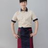 đồng phục nhân viên nữ áo phông tạp dề