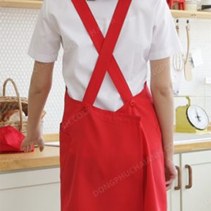 đồng phục nhân viên nữ áo phông tạp dề