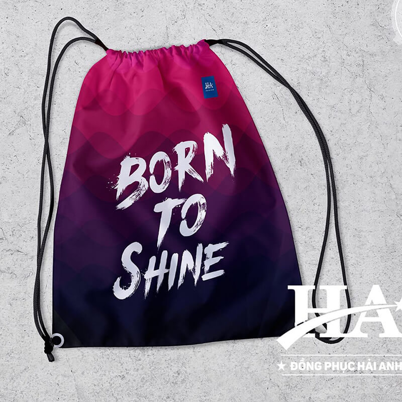 Balo rút in slogan: “Born to Shine”