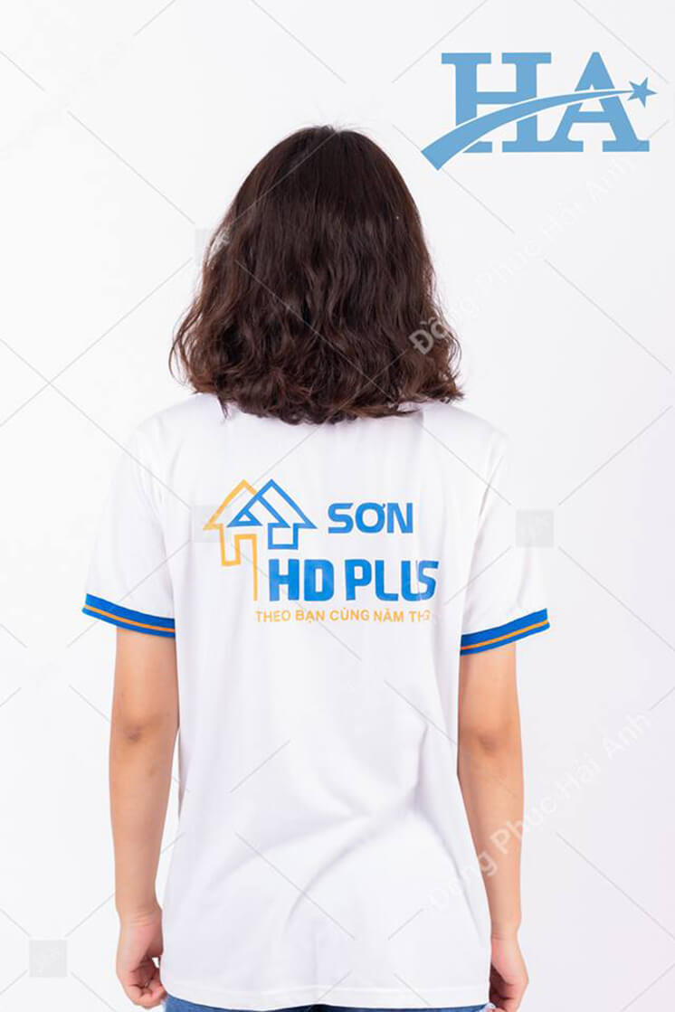 Áo thun đồng phục công ty sơn HD Plus