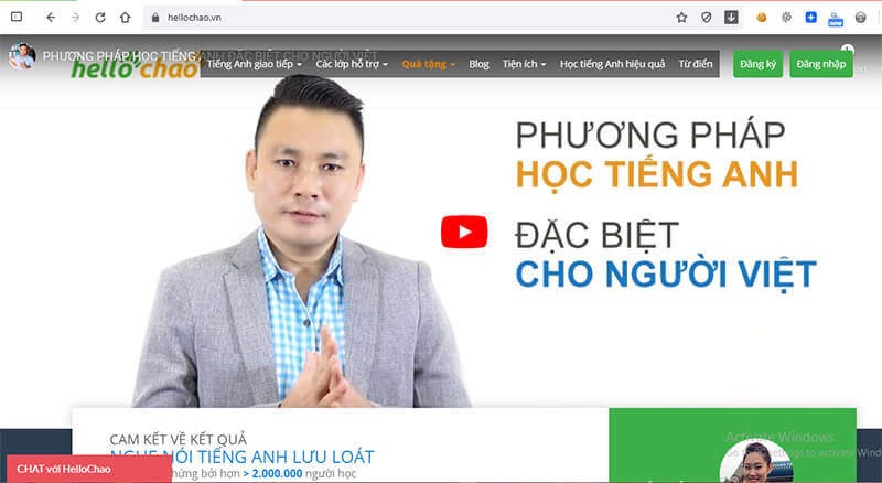 Website học online tốt nhất hiện nay tại Việt Nam - Hellochao.vn