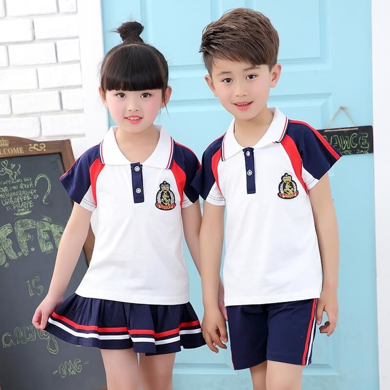 Quần áo học sinh tiểu học phong cách Hàn Quốc