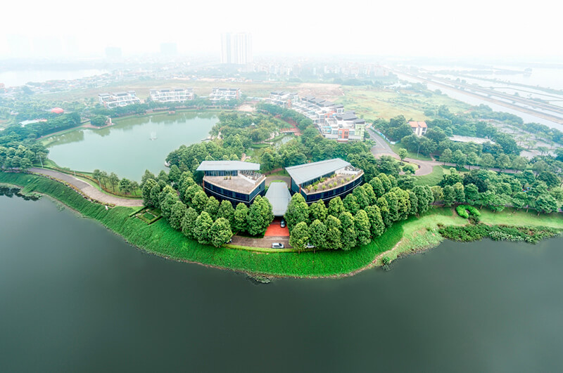 Công viên Yên Sở được xem là “lá phổi xanh” của thành phố