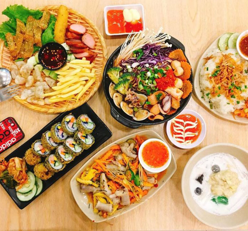 Sushi vỉa hè Wasabi là địa chỉ ăn vặt ngon có tiếng ở Nha Trang
