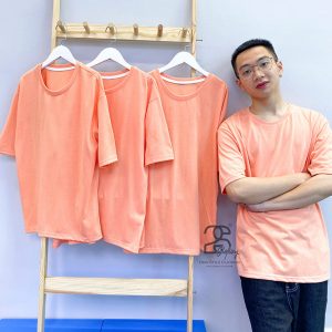 Mẫu áo thun màu cam Coral giá sỉ chỉ 29.000 chất lượng bền đẹp