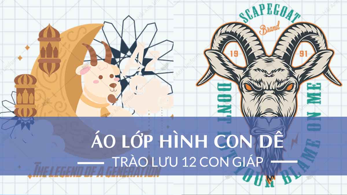 Áo lớp hình con dê, tuổi mùi