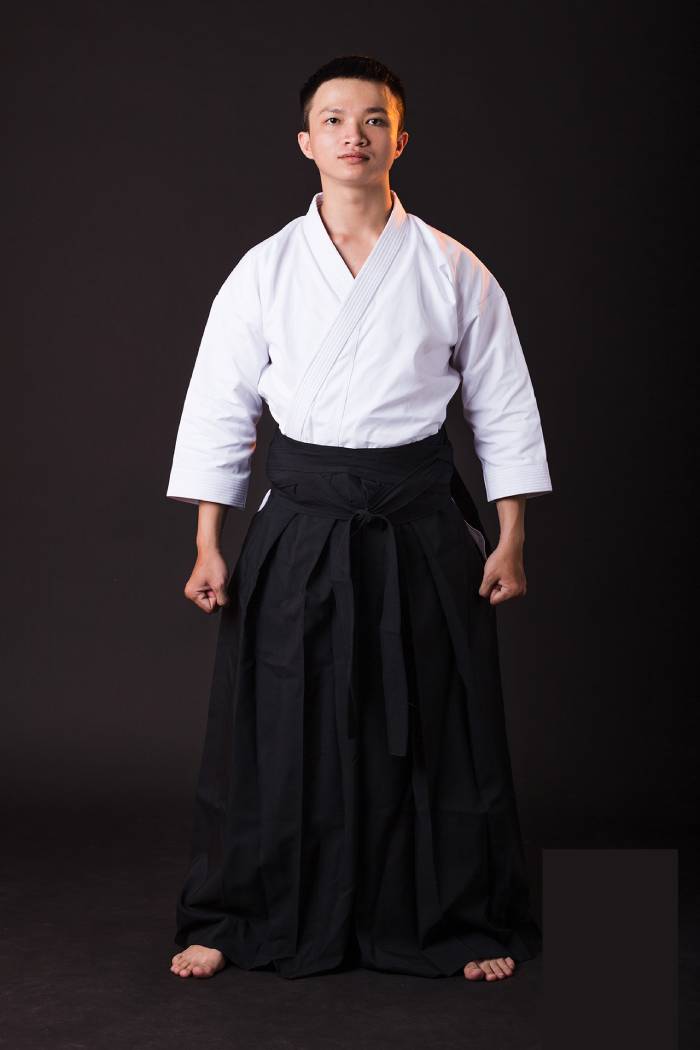 Đồng phuc lớp võ Akido mang phong cách Nhật Bản