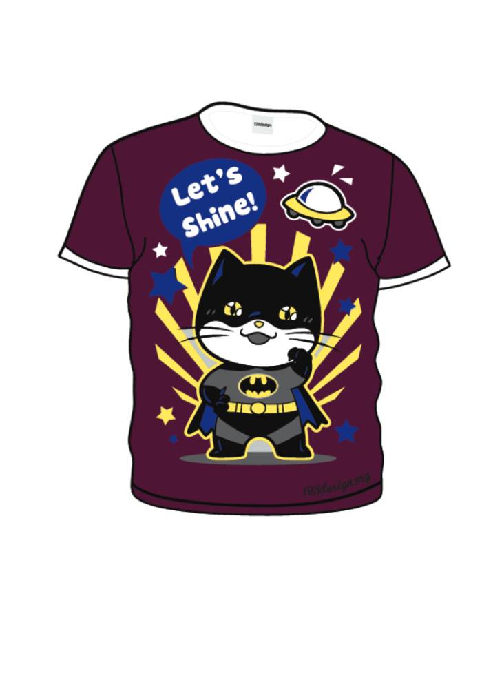 Áo đồng phục lớp hình mèo Batman siêu ngầu và dễ thương