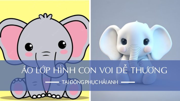 Áo lớp hình con voi