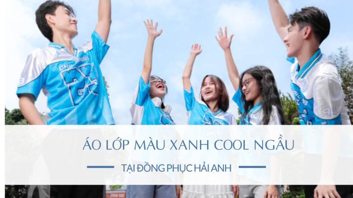 Áo lớp màu xanh dương