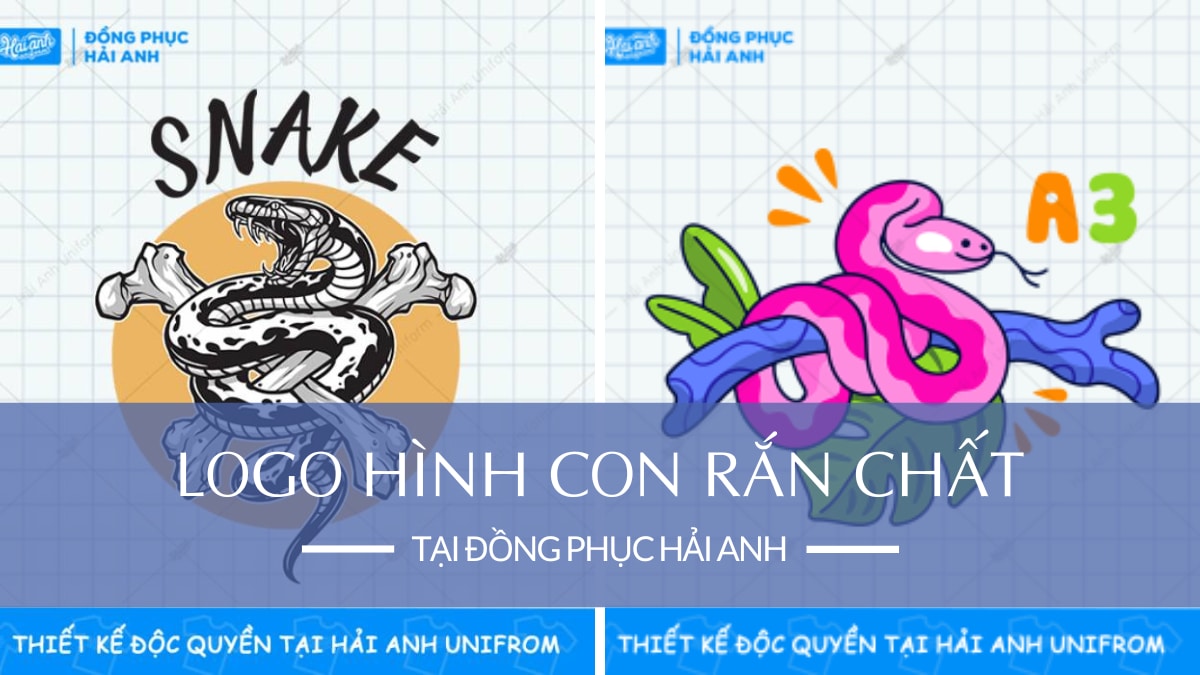 Logo áo lớp hình con rắn