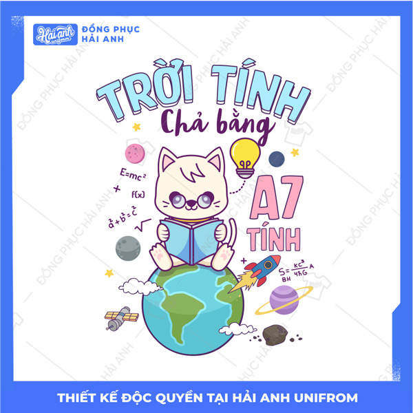 Áo thun trắng hình mèo đen chibi HOT Trend