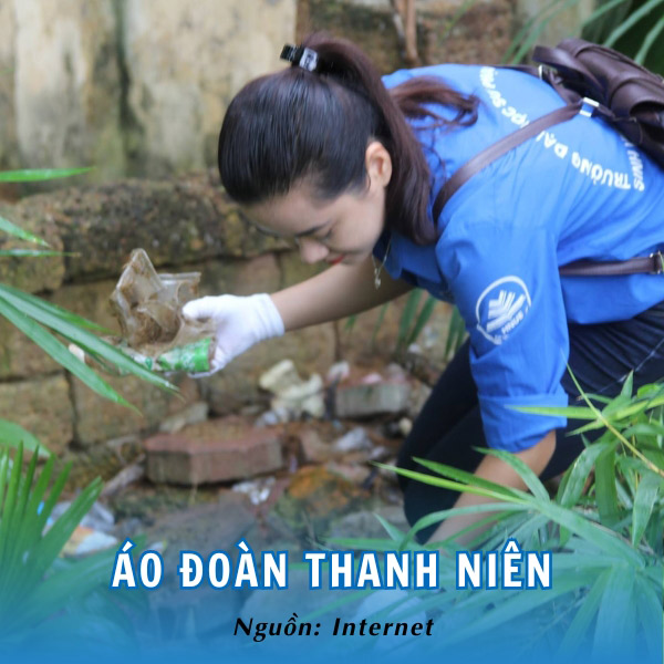 Áo Đoàn Thanh niên in logo trường sư phạm sắc nét