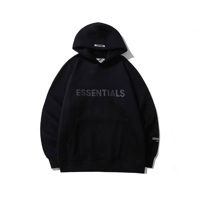 Mẫu hoodie Essentials đen kul ngầu