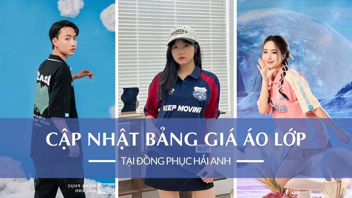 Bảng giá áo lớp mới nhất