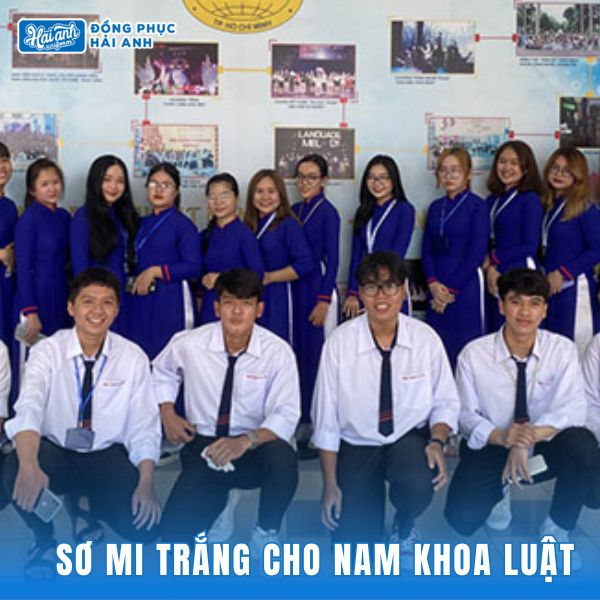 Sơ mi trắng HUFLIT lịch lãm, chỉn chu