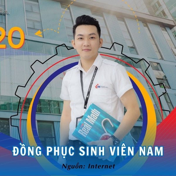 Đồng phục sinh viên nam IUH trẻ trung, lịch sự