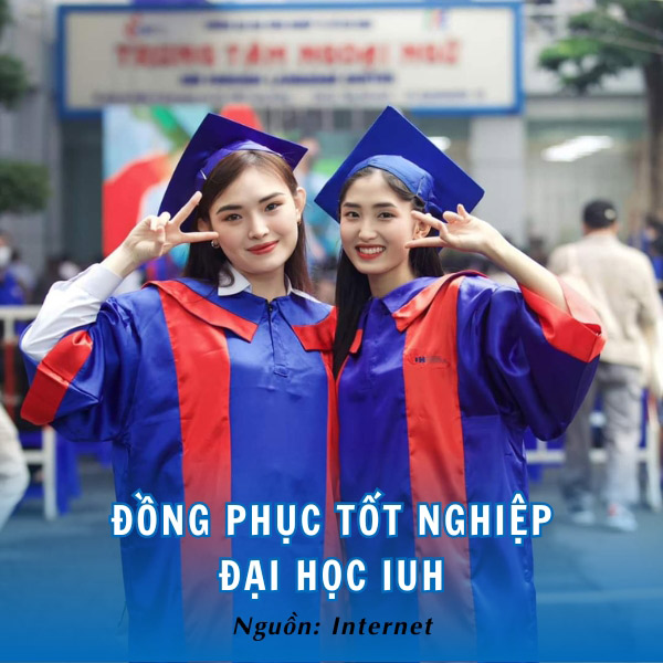Đồng phục tốt nghiệp Đại học IUH sang trọng, chỉn chu