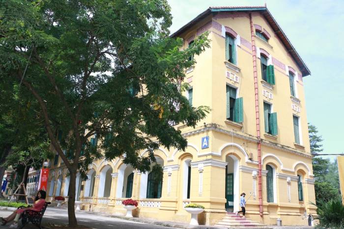 Trường THPT Chu Văn An có kiến trúc Pháp cổ kính