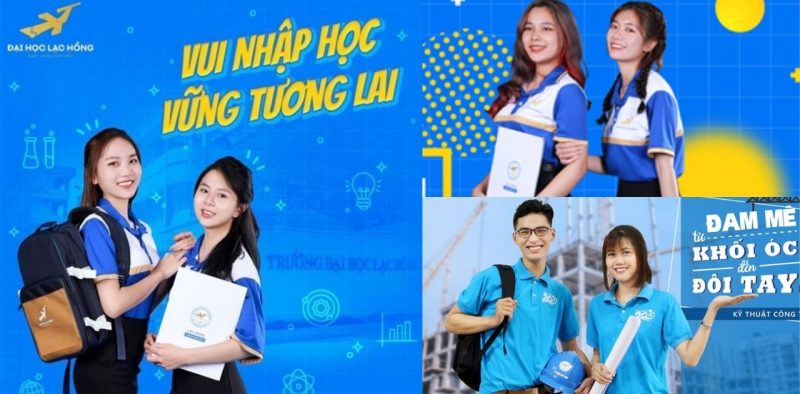 Đồng phục đại học Lạc Hồng với nhiều thiết kế mang phong cách trẻ trung, năng động