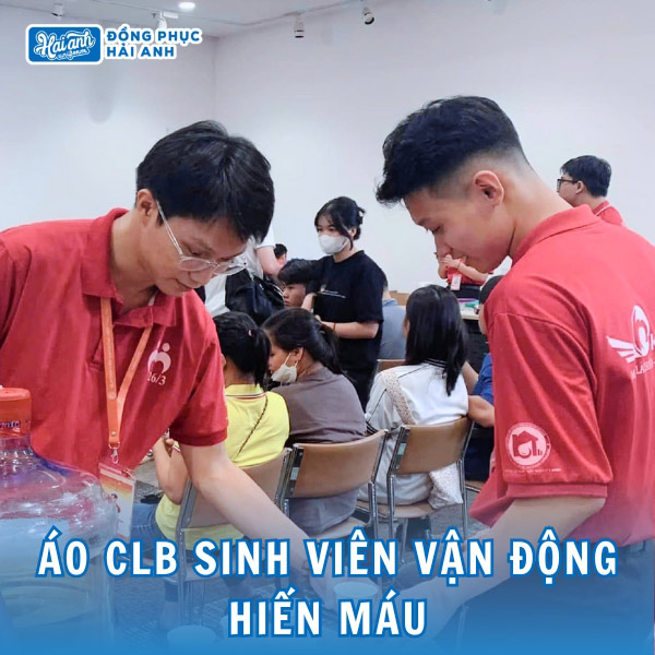 Áo CLB Sinh viên Vận động hiến máu HAU