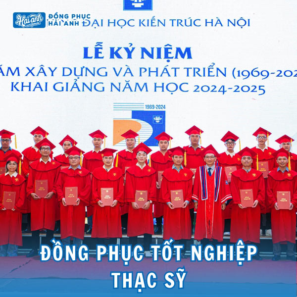 Áo tốt nghiệp hệ thạc sĩ HAU