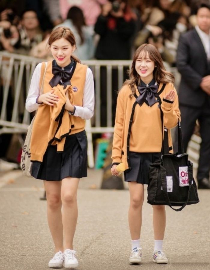 Mua Chân váy xòe học sinh tổng hợp nhiều mẫu dễ thương phong cách Hàn Quốc  cho các bạn teen mặc đi học đi chơi  Tiki