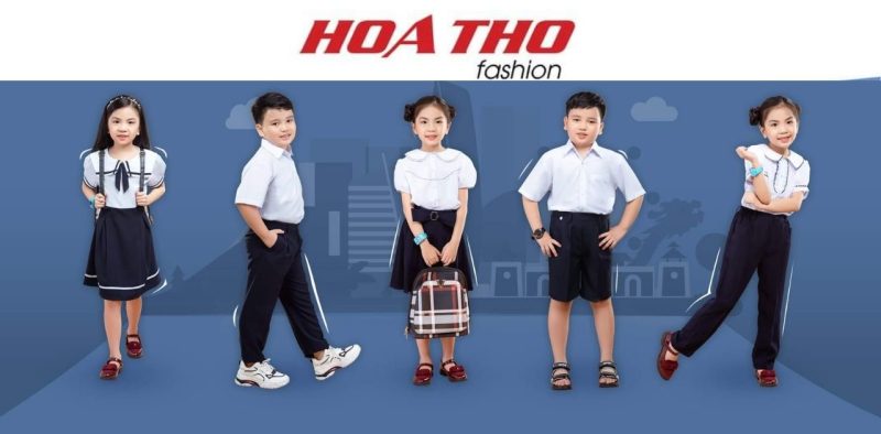 Những mẫu quần áo học sinh tiểu học tại Hoà Thọ