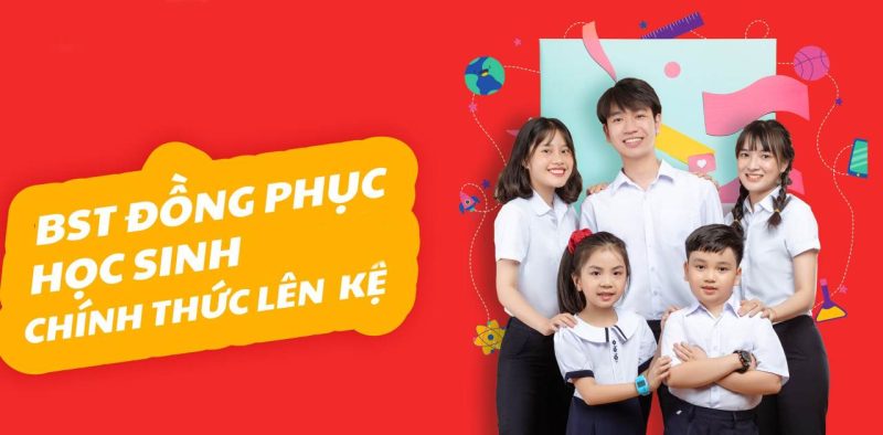 Mẫu áo đồng phục học sinh đẹp, chất lượng, giá rẻ