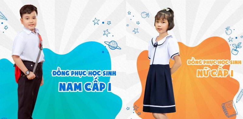 Địa chỉ bán đồng phục học sinh cấp 1 đẹp, giá rẻ, chất lượng