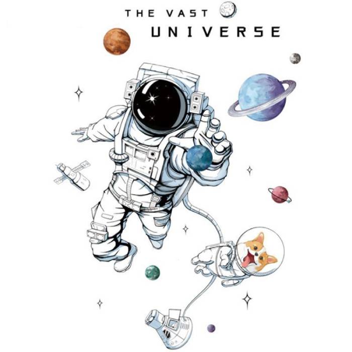 Hình in logo áo lớp vũ trụ thiết kế độc đáo