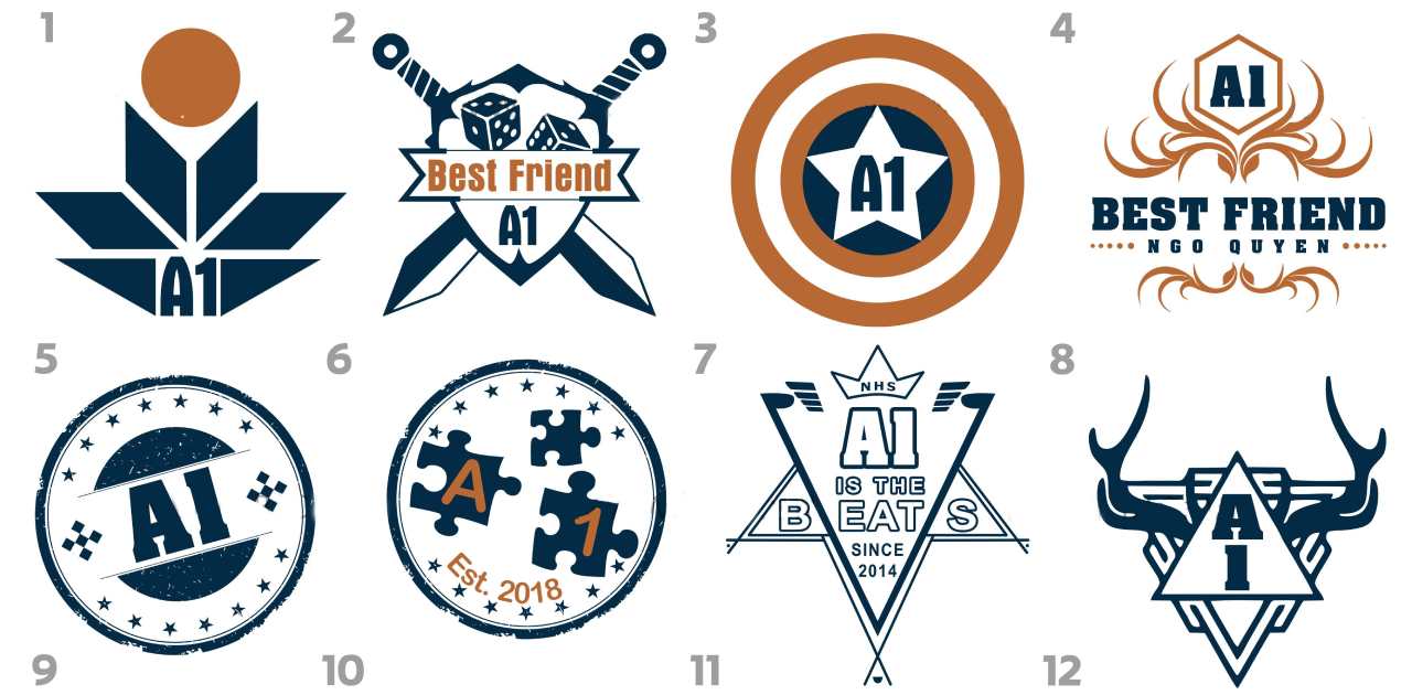 Những mẫu logo áo lớp A1 thiết kế ấn tượng