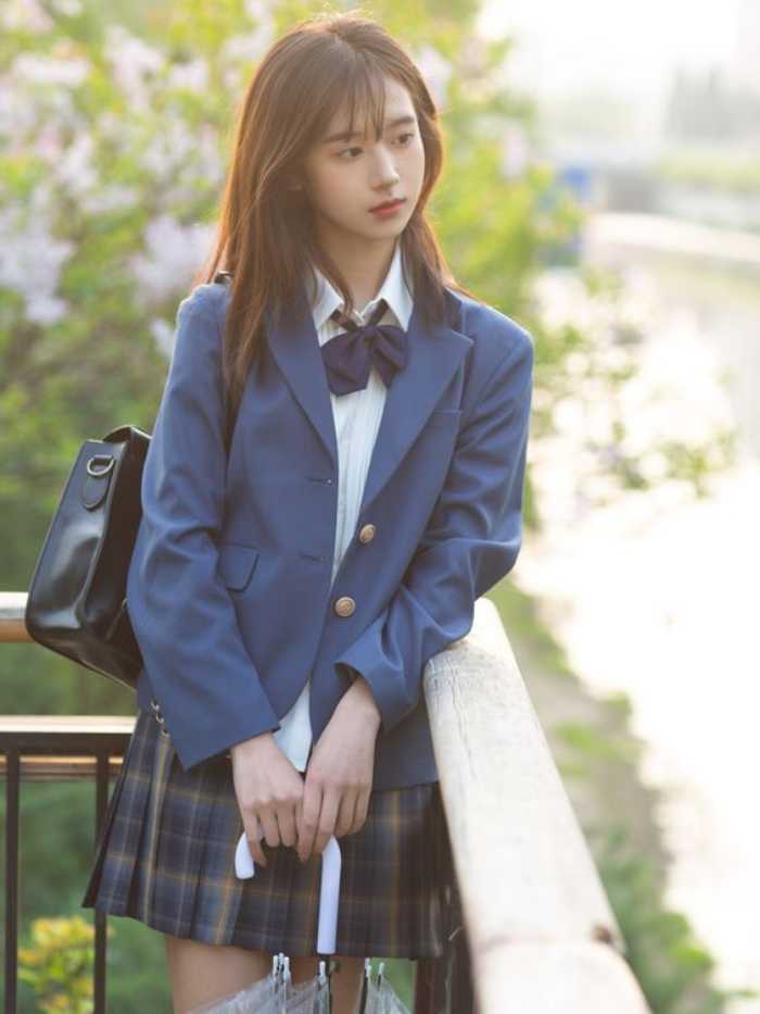 Mẫu áo blazer dành cho nữ sinh THPT Nhật Bản