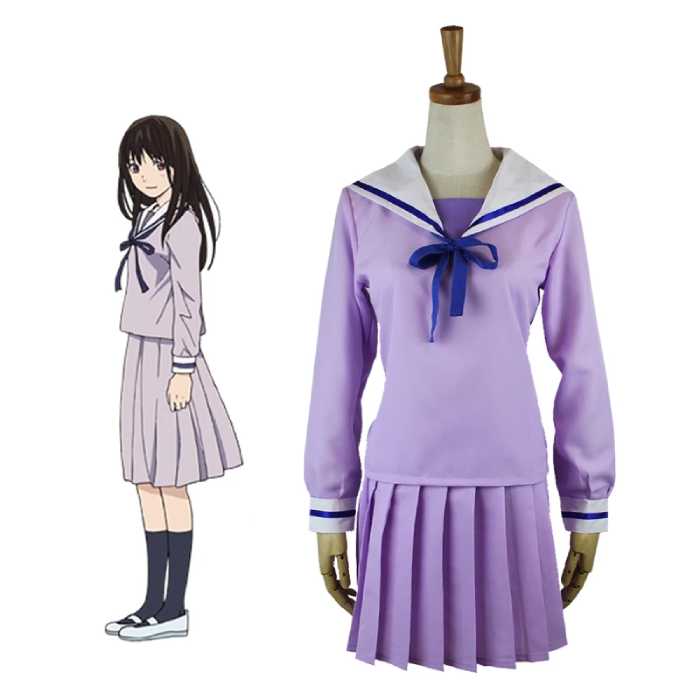 Thiết kế bộ đồ màu tím dành cho nữ sinh Nhật Bản