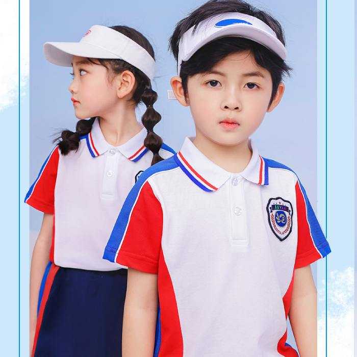 Trang phục áo polo thanh lịch dành cho học sinh tiểu học