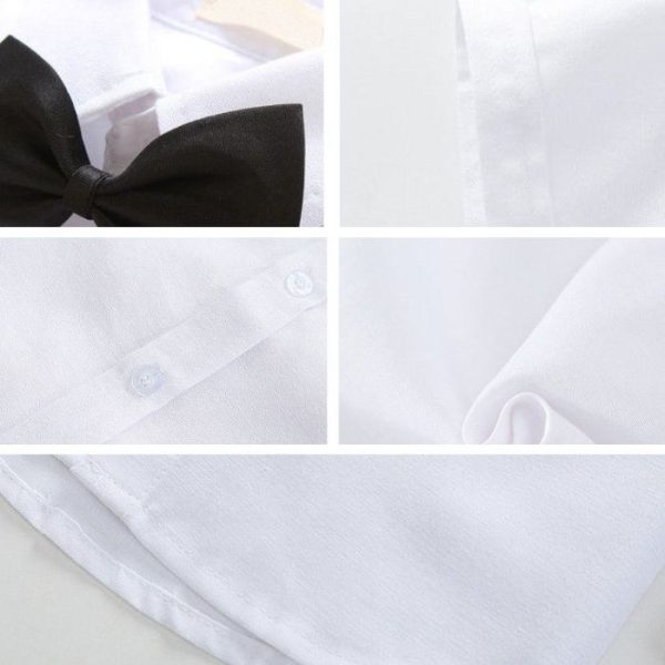 Kiểu dáng thiết kế áo sơ mi trắng đồng phục học sinh