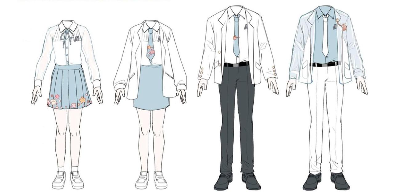 Hướng dẫn cách vẽ quần áo anime nam độc đáo và cá tính