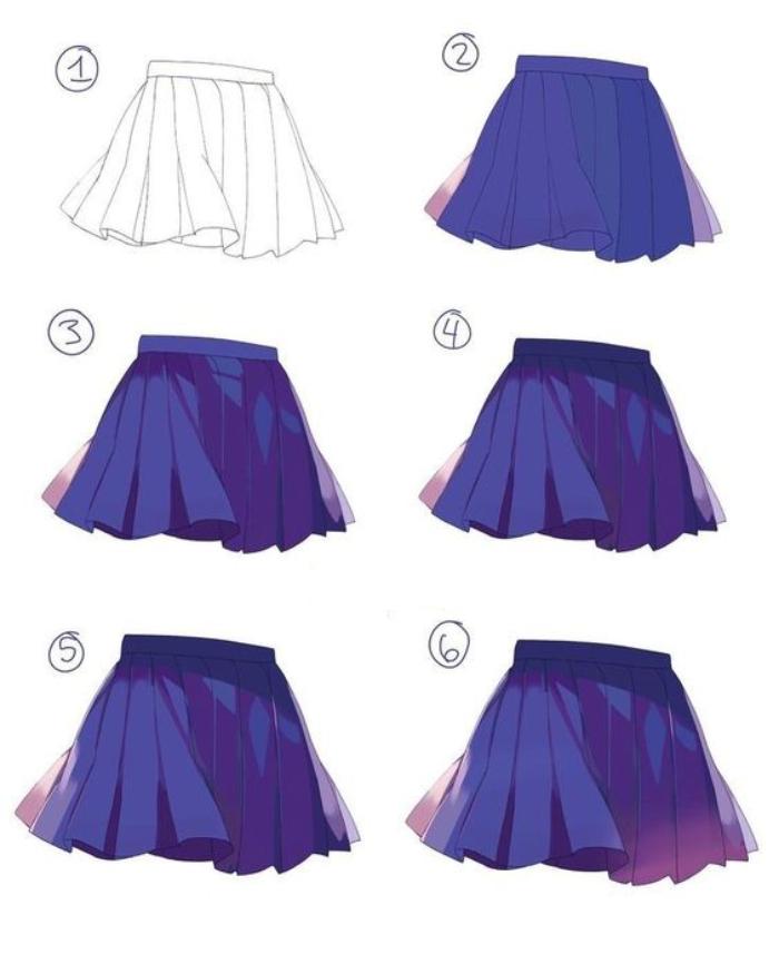Những mẫu vẽ váy đơn giản mà đẹp cho mùa hè