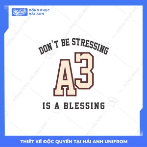 Mẫu Hình In Flex In Don’t Be Stressing/ A3 Is A Blessing