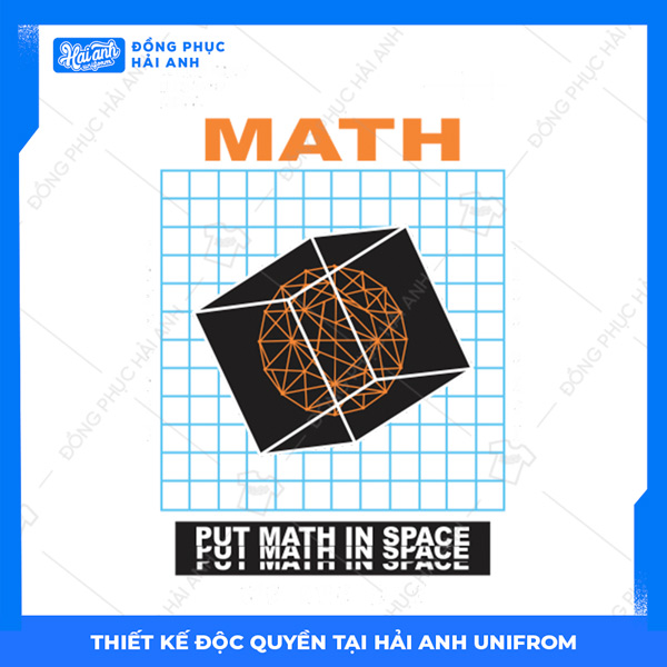 Logo chuyên toán put marh in space