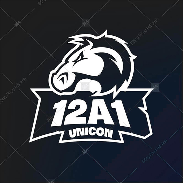 Logo hình in ngựa hình phản quang