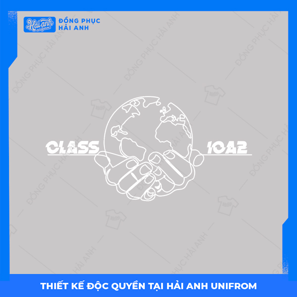 Logo áo lớp chuyên địa Class 10A2