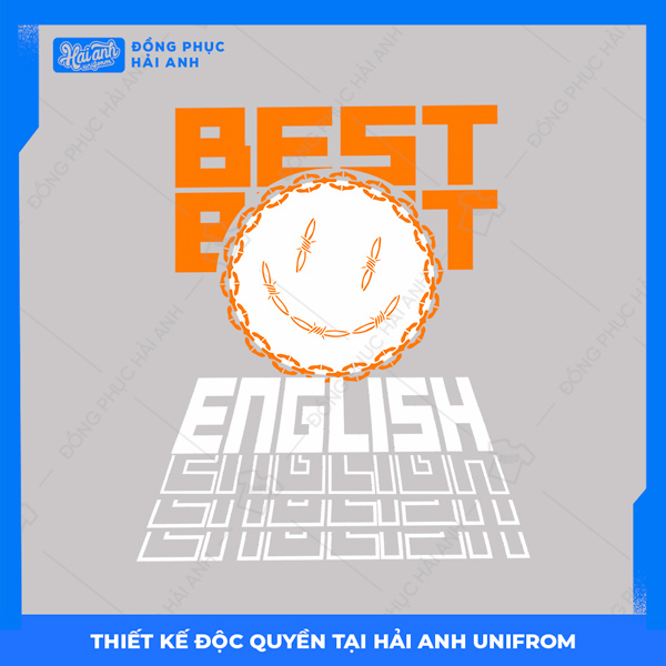 Logo áo lớp chuyên Anh Best English