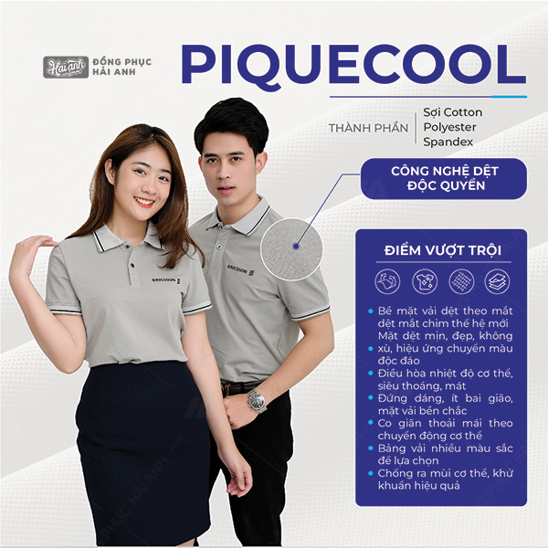 Chất liệu vải Piquecool 