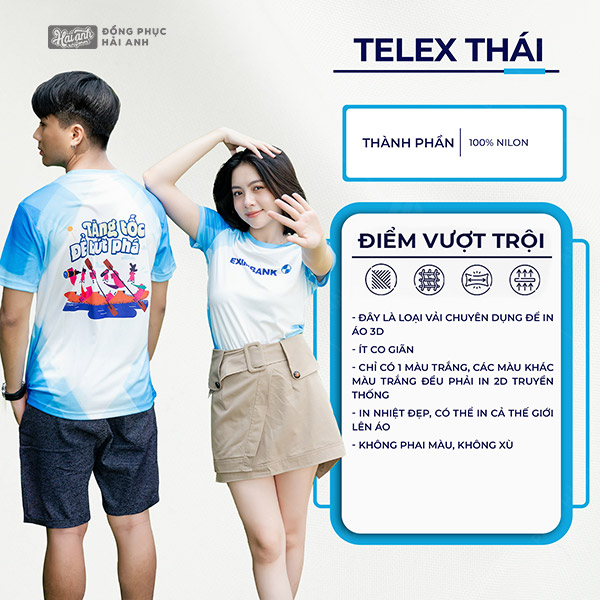 Chất liệu vải Telex Thái 