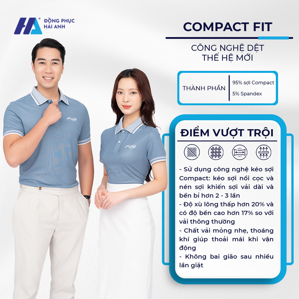 Chất liệu vải Compact Fit 