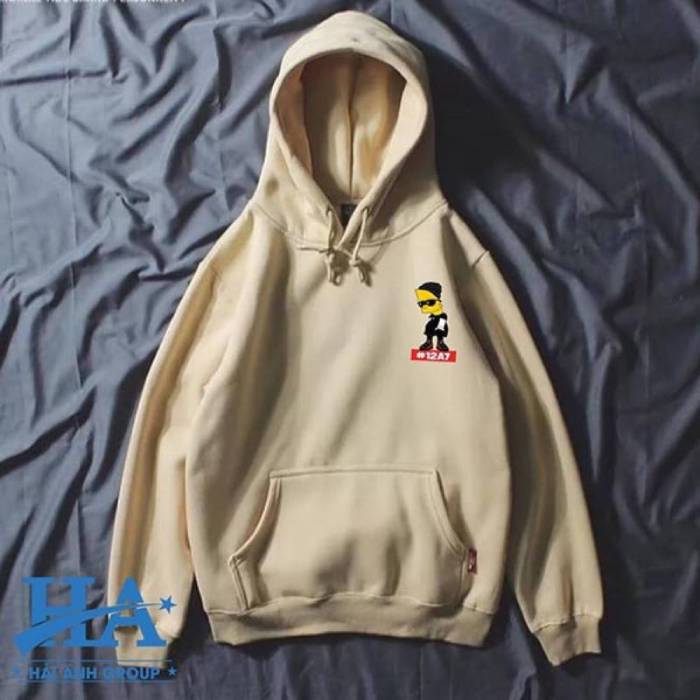 Áo Hoodie đẹp màu be 