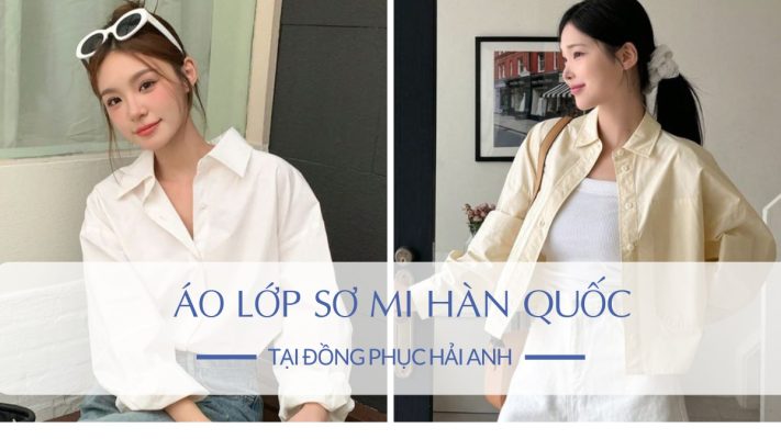 Áo lớp sơ mi Hàn Quốc